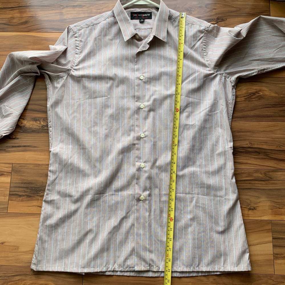 Yves Saint Laurent retro stripes shirt 16 - Picture 3 of 8